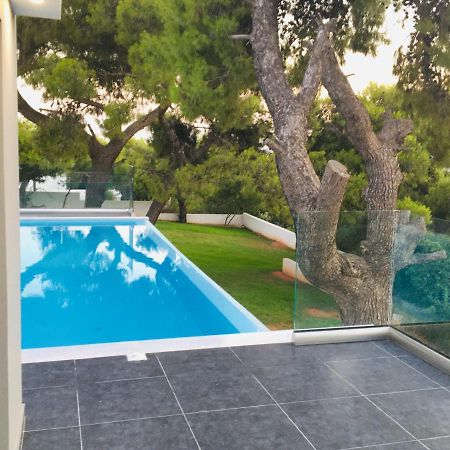 Villa Tranquility Lagonisi Exterior foto