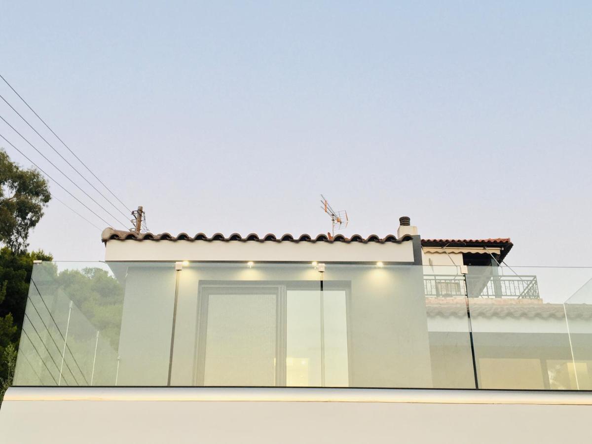 Villa Tranquility Lagonisi Exterior foto